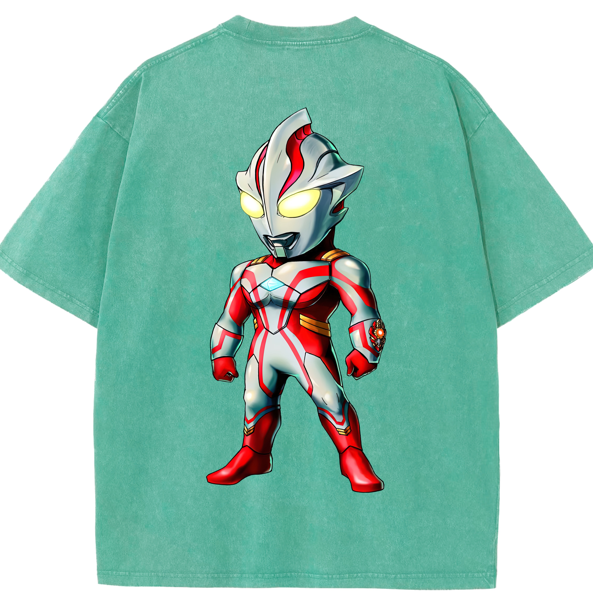 （画像用） ウルトラマン Ultraman 綿100% ヴィンテージ風 半袖Tシャツ（背面プリント）